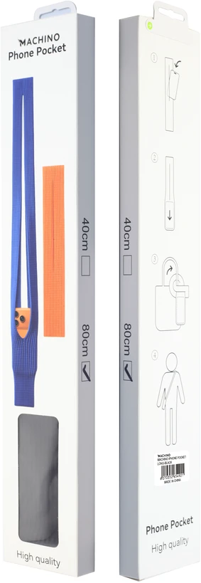 Dėklas MACHINO iPhone sock LONG SIZE (80cm), Juodas