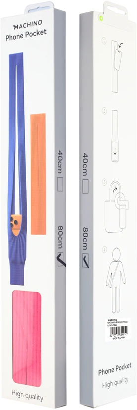 Dėklas MACHINO iPhone sock LONG SIZE (80cm) Raudona