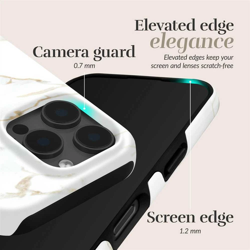 Dėklas MIO Baltas Marble Magsafe Case Compatible for iPhone 16 Plus