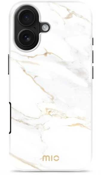 Dėklas MIO Baltas Marble Magsafe Compatible for iPhone 17
