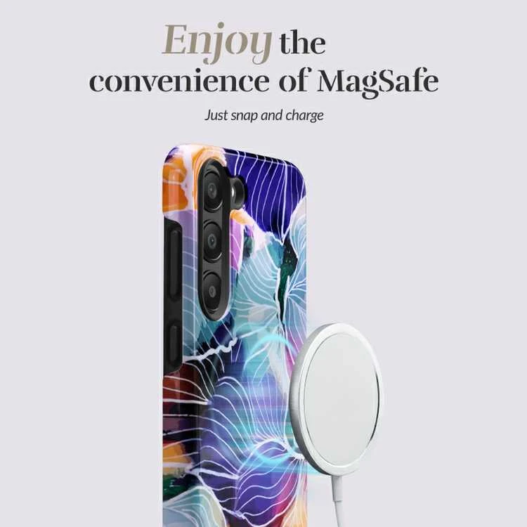 Dėklas MIO Flowers Magsafe Compatible for Samsung S24 5G