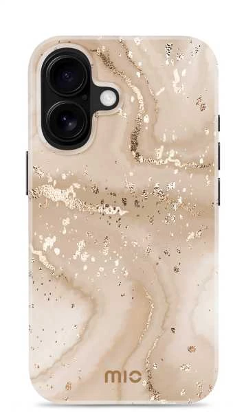 Dėklas MIO Gold Marble Magsafe Compatible for iPhone 16