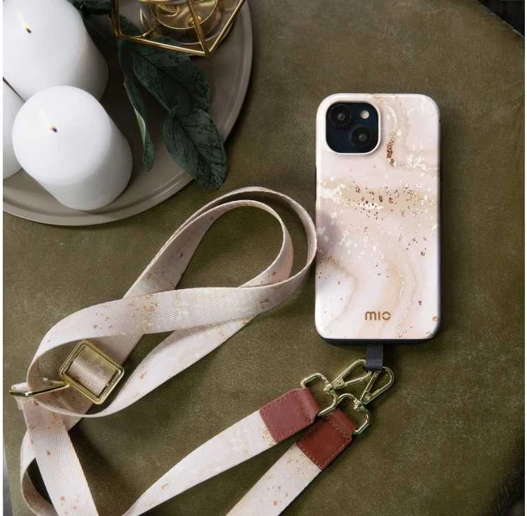 Dėklas MIO Gold Marble Magsafe Compatible for iPhone 17