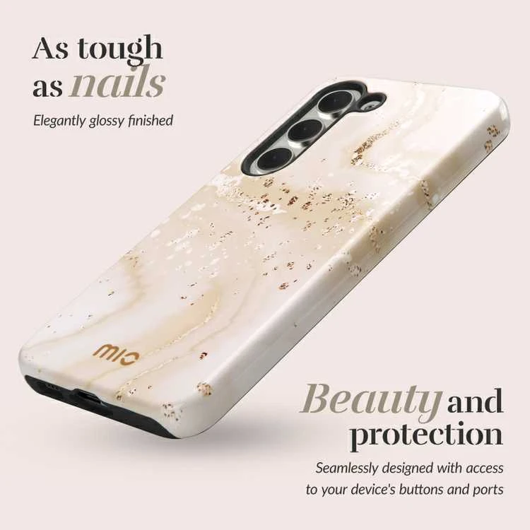 MIO Gold Marble Magsafe Compatible for Samsung S25 Plus 5G