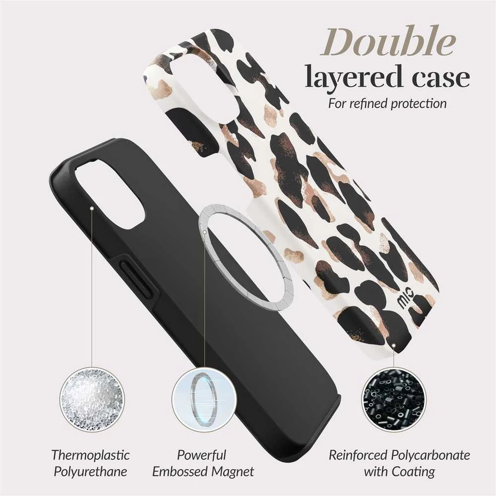 Dėklas MIO Leopard Magsafe Compatible for iPhone 16 Plus
