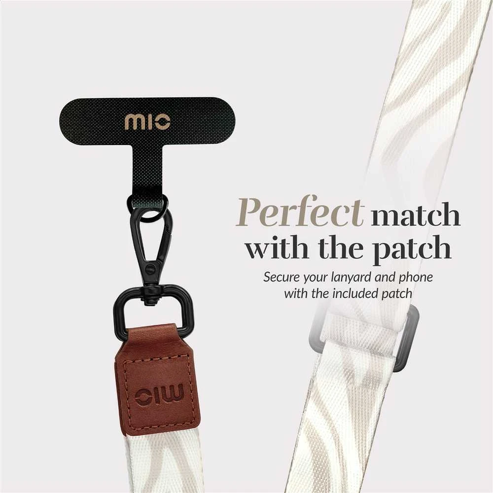 Dėklas MIO Lanyard strap Sandy Zebra
