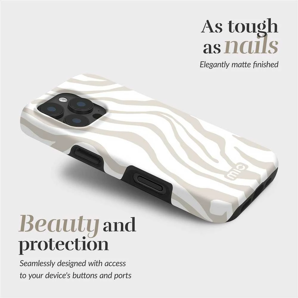 Dėklas MIO Sandy Zebra Magsafe Case Compatible for iPhone 16 Pro
