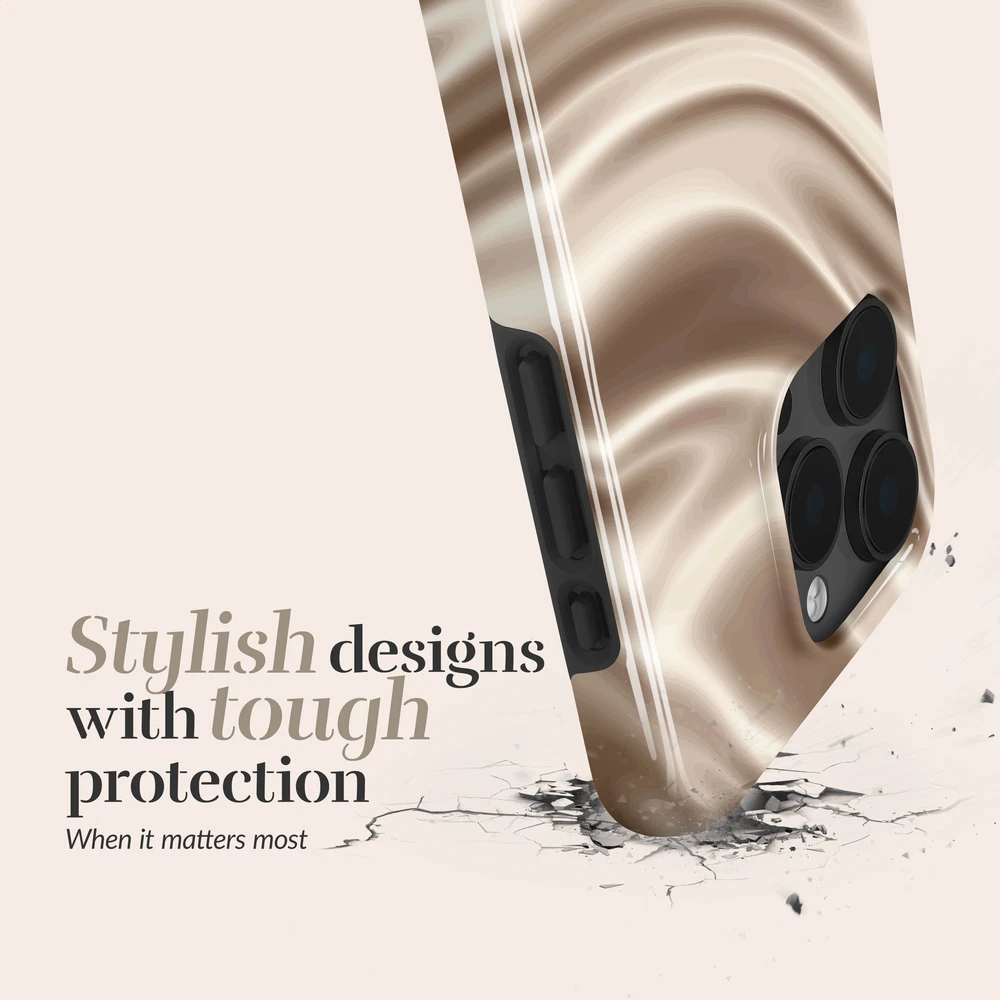 Telefono dėklas - MIO Silky Dreams iPhone 17 Pro šviesiai rudas