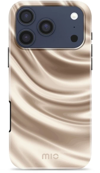 Telefono dėklas - MIO Silky Dreams iPhone 17 Pro šviesiai rudas