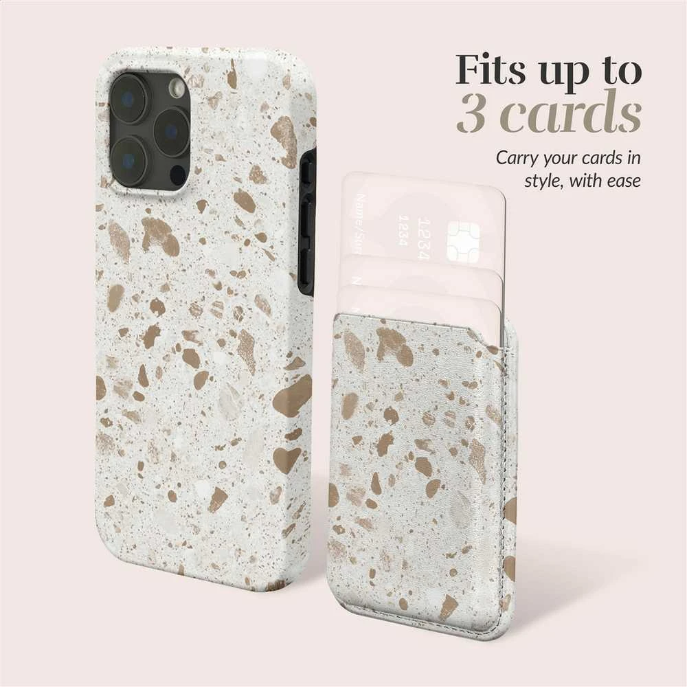 Dėklas MIO Soft Terrazzo Magsafe Case Compatible Card Holder