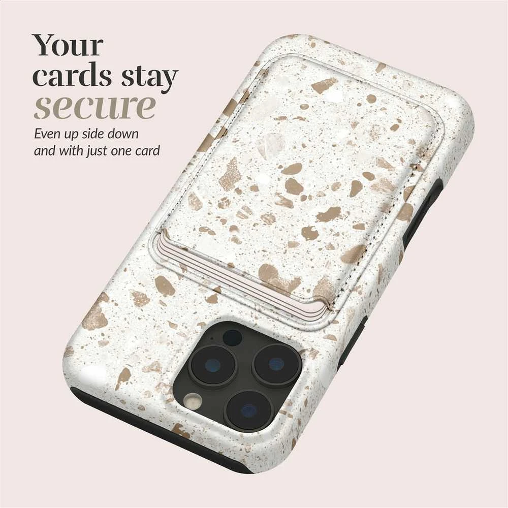 Dėklas MIO Soft Terrazzo Magsafe Case Compatible Card Holder