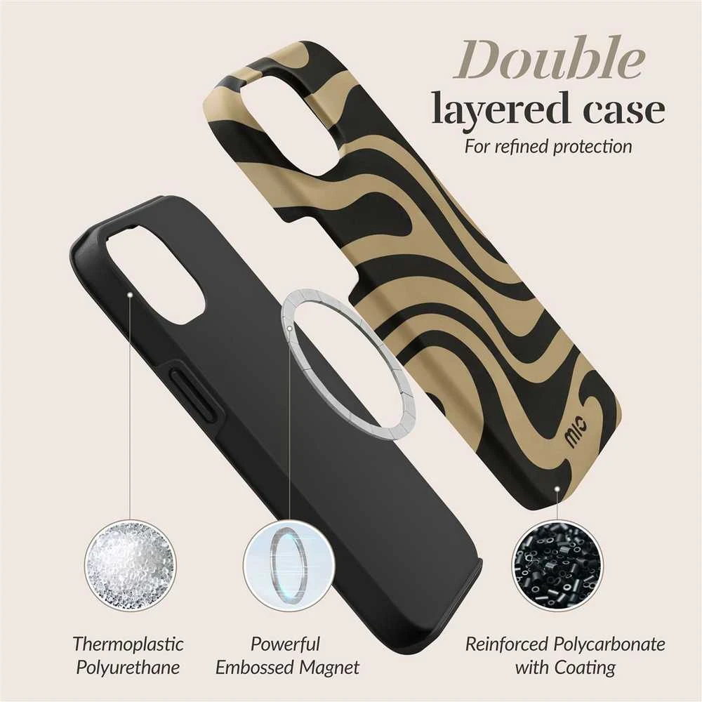 Dėklas MIO Swirl Magsafe Compatible for iPhone 16 Pro Max
