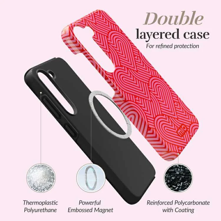 Dėklas MIO Wild Hearts Magsafe Case Compatible for Samsung S25 Ultra 5G