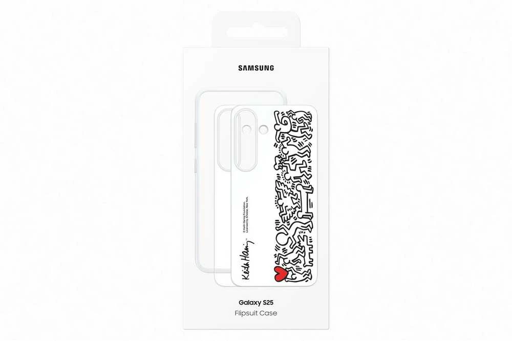 Dėklas MS931CWEGWW Flipsuit Case Samsung Galaxy S25, Baltas