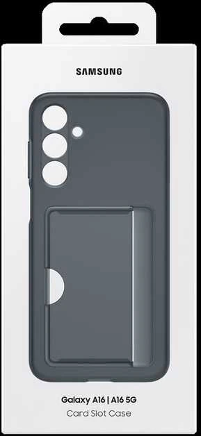 Dėklas OA166TB Card Slot Case Samsung Galaxy A16, Juodas