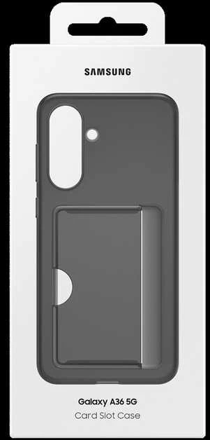 Dėklas OA366TBEGWW Card Slot Case Samsung Galaxy A36, Juodas