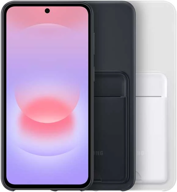 OA376TJE kortelių lizdo dėklas „Samsung Galaxy A37“, šviesiai pilkas