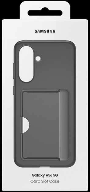 Dėklas OA566TBEGWW Card Slot Case Samsung Galaxy A56, Juodas