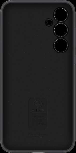 Dėklas Samsung Galaxy A55 Silicone Cover Juodas