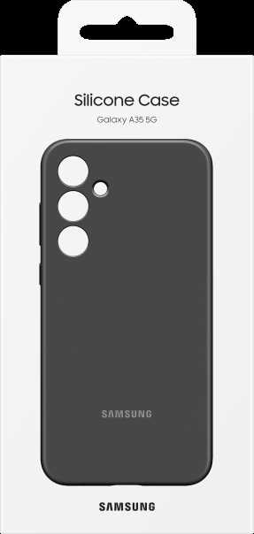 Dėklas Samsung Galaxy A55 Silicone Cover Juodas
