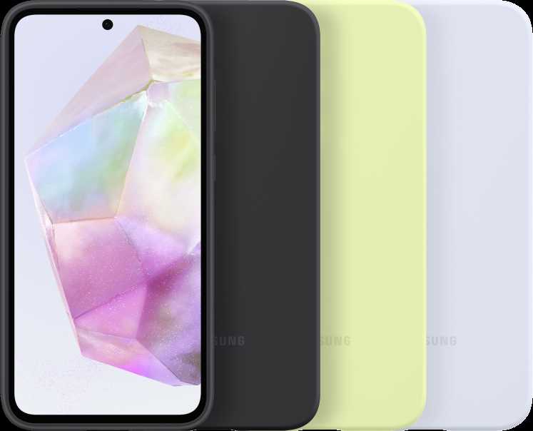 Dėklas Samsung Galaxy A55 Silicone Cover Juodas