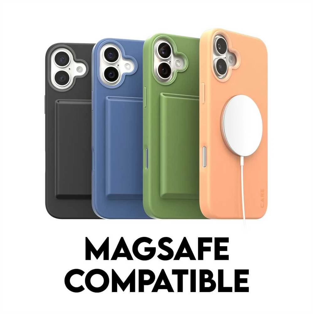 Panzer Glass CARE by PanzerGlass Fashion Apple iPhone 16 Plus 6.7" dėklas telefonui juodos spalvos/dėklas telefonui juodos spalvos MagSafe 1379