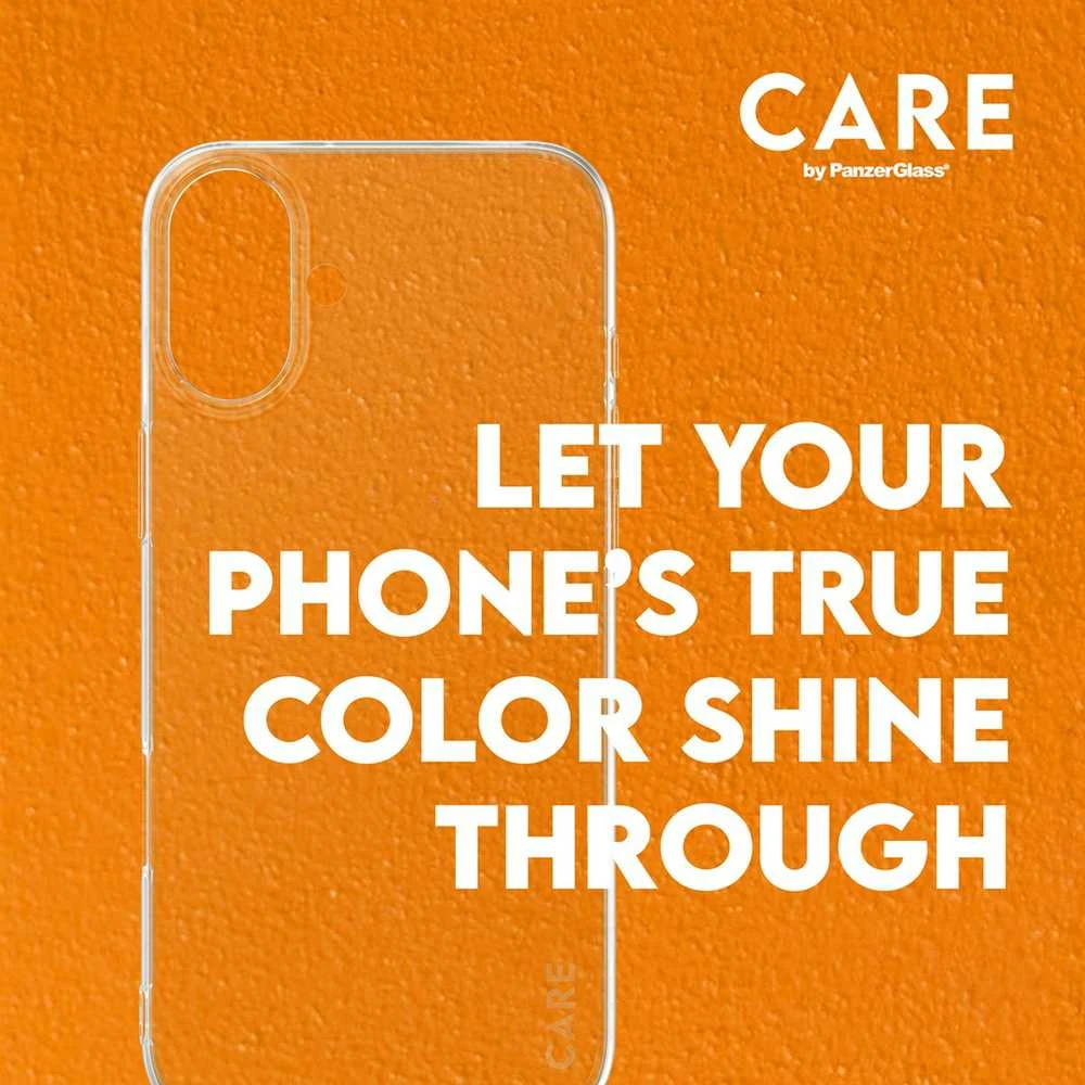 Panzer Glass CARE Fashion dėklas X-Ray Soft Basic iPhone 16 Plus, skaidrus