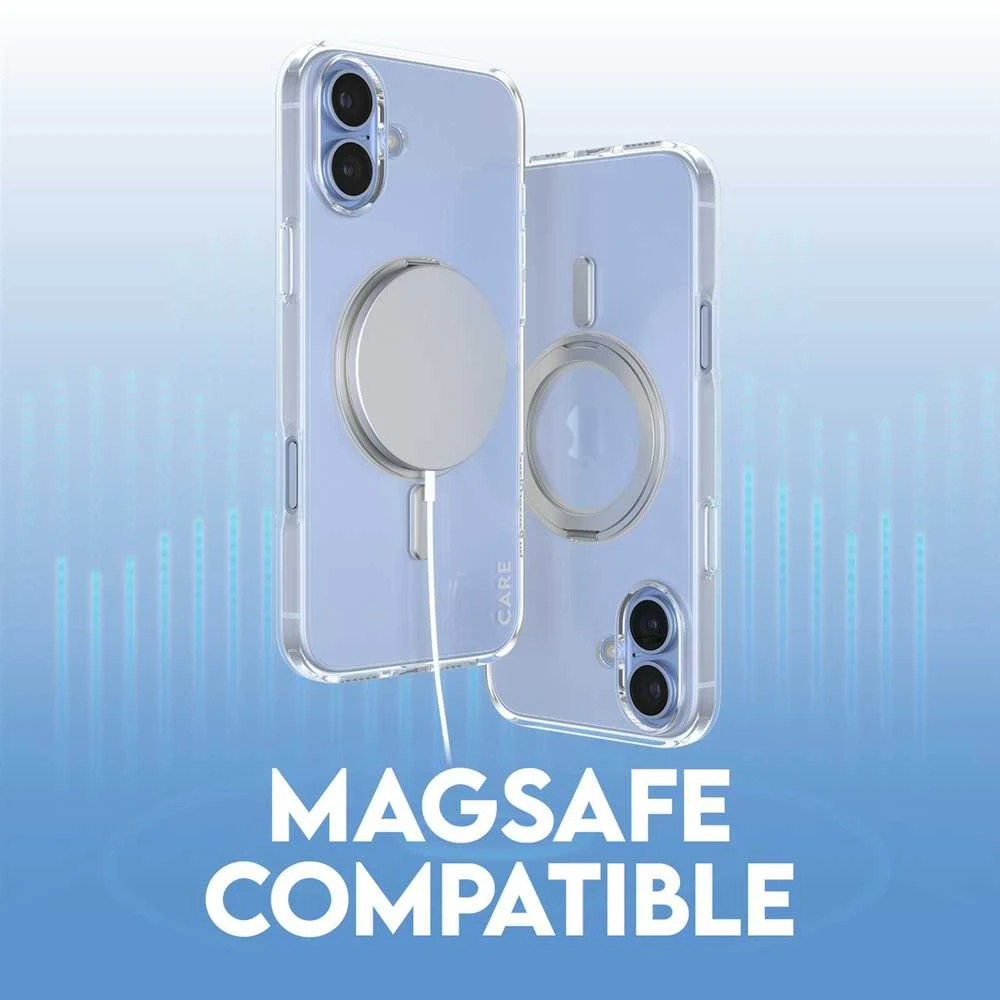 Panzer Glass CARE by PanzerGlass Feature su stoveliu Apple iPhone 16 Plus 6.7" sidabrinis/sidabrinis MagSafe 1327
