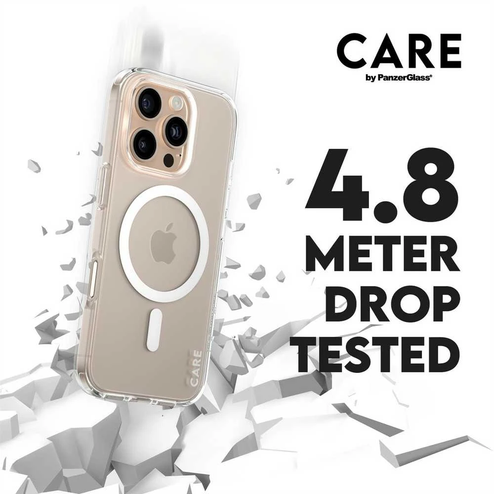 Panzer Glass CARE by PanzerGlass Flagship Apple iPhone 16 Pro 6.3"" dėklas telefonui juodos spalvos MagSafe 1346