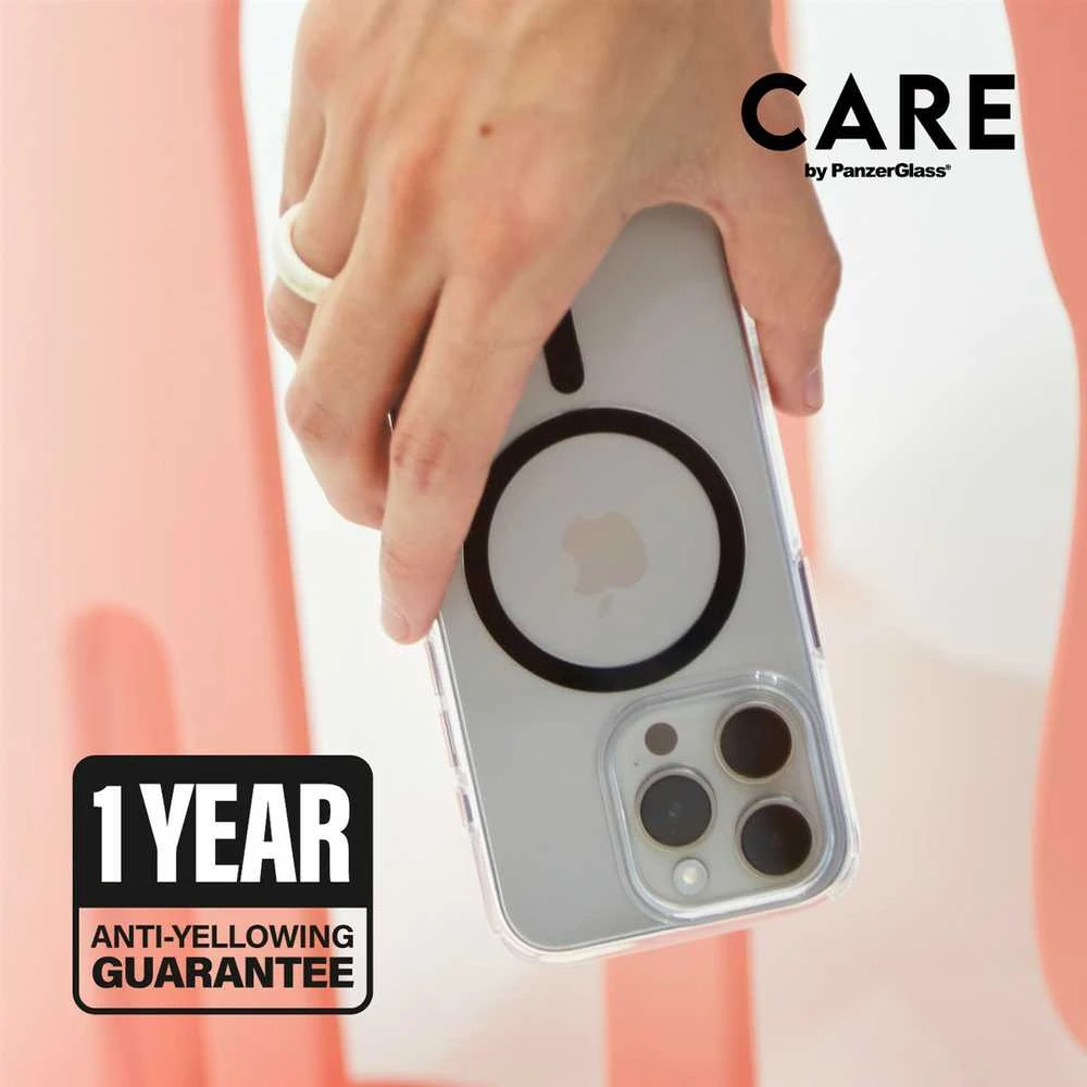 Panzer Glass CARE by PanzerGlass Flagship Apple iPhone 16 Pro 6.3"" dėklas telefonui juodos spalvos MagSafe 1346
