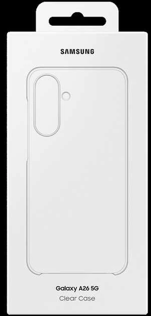 Dėklas QA266CTEGWW Clear Case Samsung Galaxy A26, Transparent