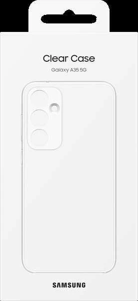 Dėklas „Samsung Galaxy A35“ skaidrus dangtelis, skaidrus