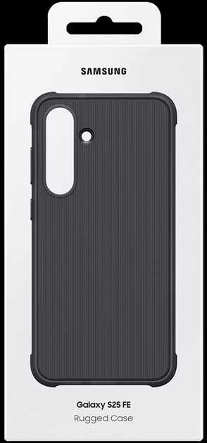 112803 EF-RS731CBE Samsung Rugged dėklas skirtas Galaxy S25 FE juodos spalvos