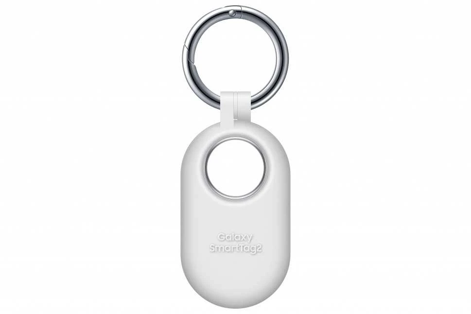 Dėklas Samsung PT560CWEGWW SmartTag2 Silicone case with carabiner ring, Baltas