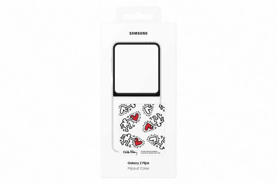 Dėklas ZF741CWEGWW Flipsuit Case Samsung Galaxy Flip6 (Baltas)