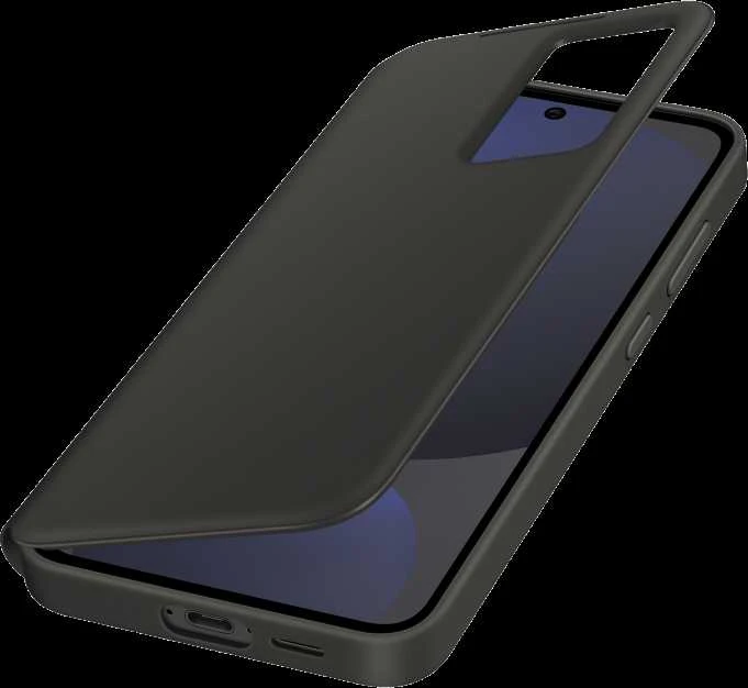 Telefono dėklas Samsung Galaxy S24 FE Smart View, juodas