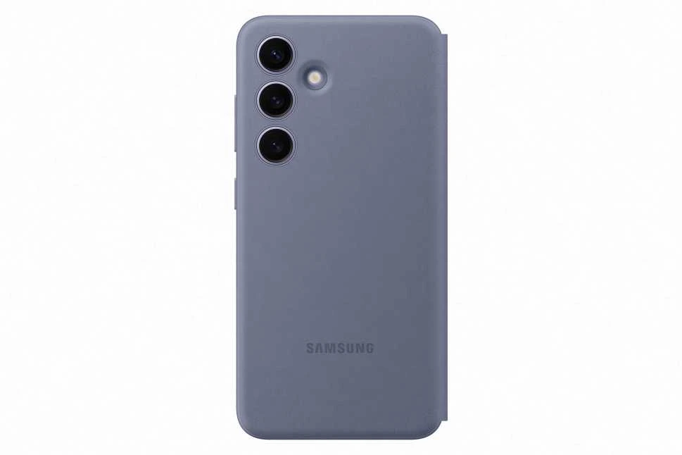 „Samsung Galaxy S24 Smart View“ piniginės dėklas, violetinis
