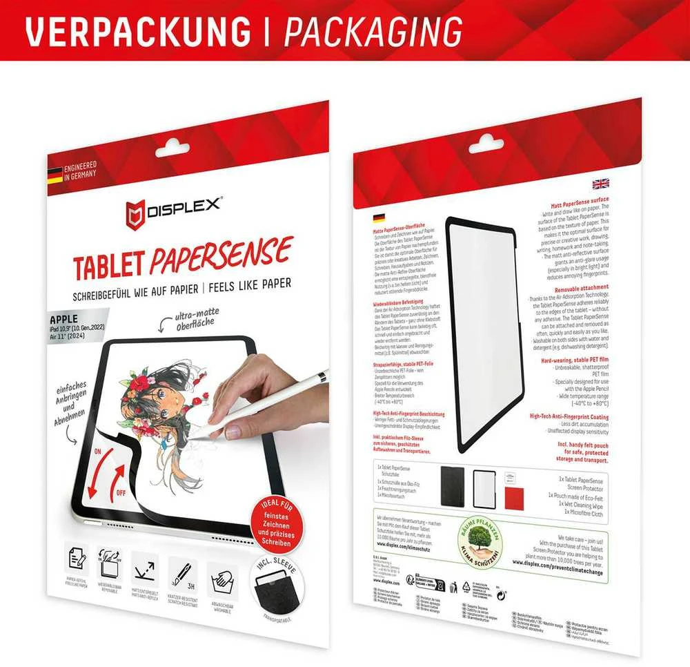 DISPLEX PaperSense iPad 10,9\"(10.)/Air 11\" 2024