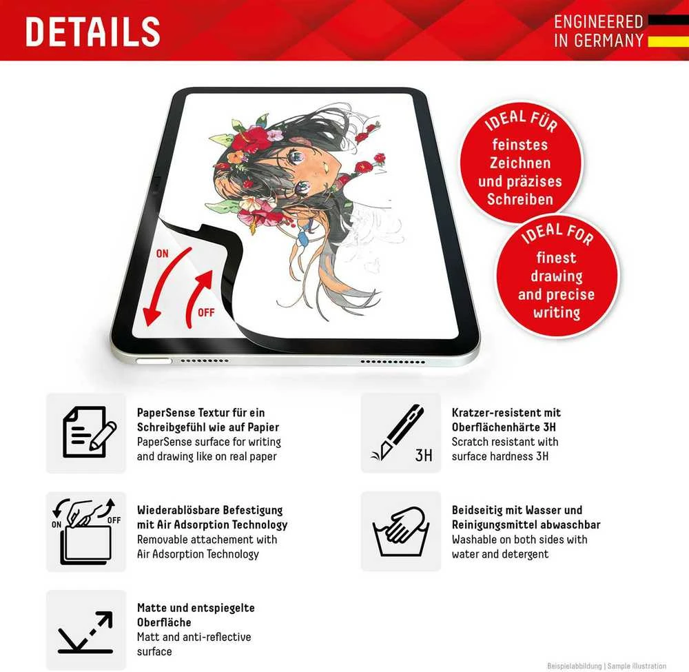 DISPLEX PaperSense iPad Pro11\"(1/2/3/4)/Air (4/5)