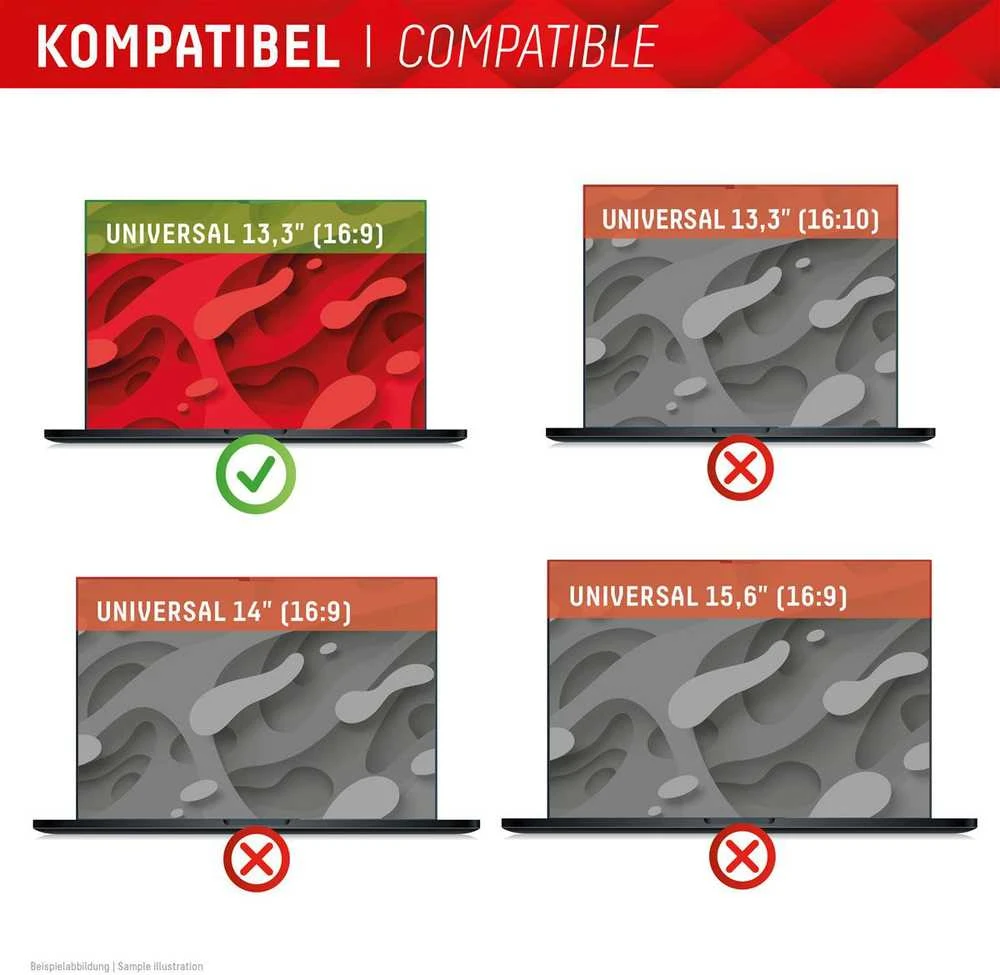 DISPLEX Privacy Safe Uni (be rėmelių) 13,3\", 16:9