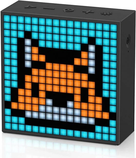 Divoom TimeBox-Evo Pixel Art Smart Bleutooth garsiakalbis, Juodas (Juodas)