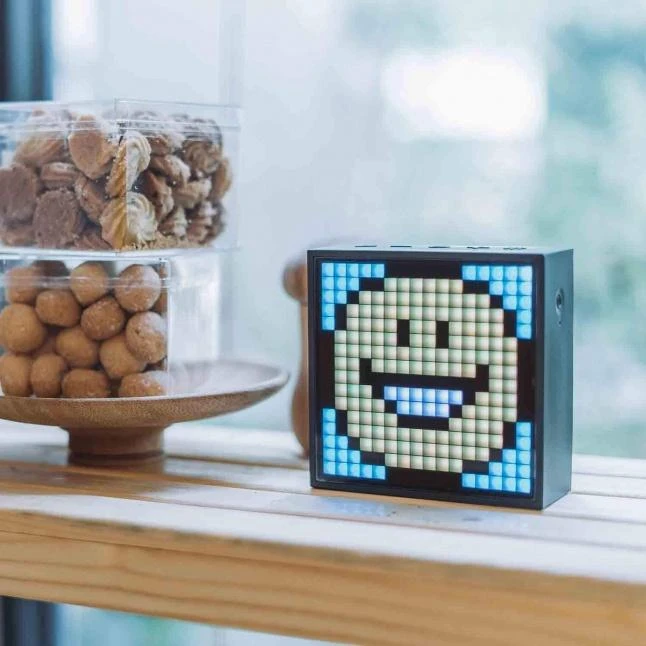 Divoom TimeBox-Evo Pixel Art Smart Bleutooth garsiakalbis, Juodas (Juodas)