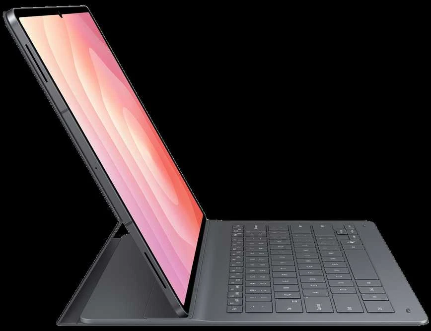 Samsung Galaxy Tab S11 Ultra knyginis dėklas su klaviatūra, plonas, juodas
