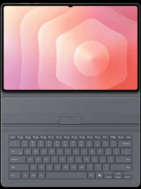 Samsung Galaxy Tab S11 Ultra knyginis dėklas su klaviatūra, plonas, juodas