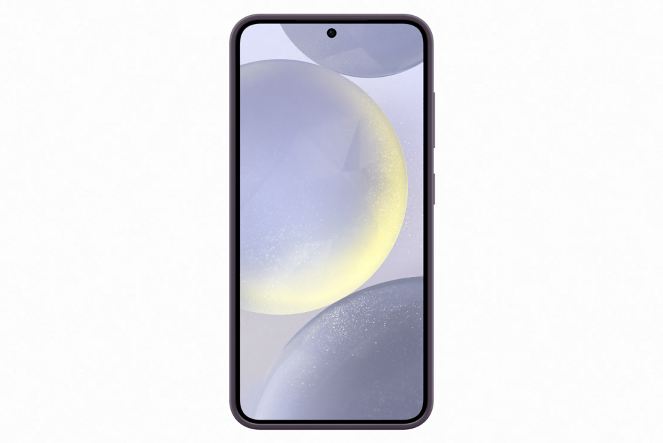 Dėklas Samsung Galaxy S24 stovimos rankenos dangtelis tamsiai violetinis