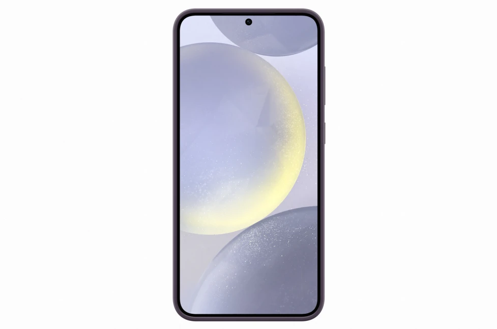 Dėklas Samsung Galaxy S24+ stovimos rankenos dangtelis tamsiai violetinis