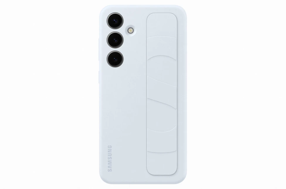 Dėklas Samsung Galaxy S24+ Standing Grip Cover Light Mėlyna