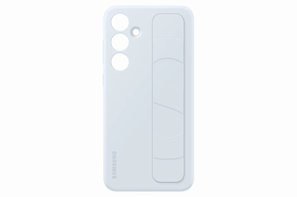 Dėklas Samsung Galaxy S24+ Standing Grip Cover Light Mėlyna