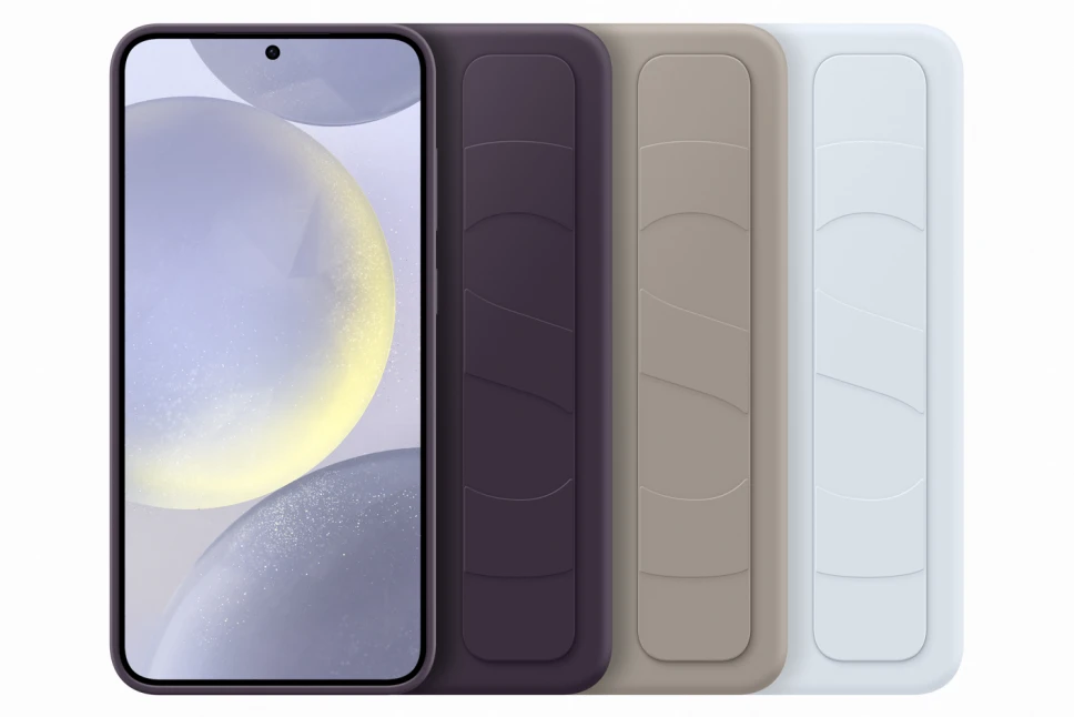 Dėklas „Samsung Galaxy S24+“ stovinčio rankenos dangtelis