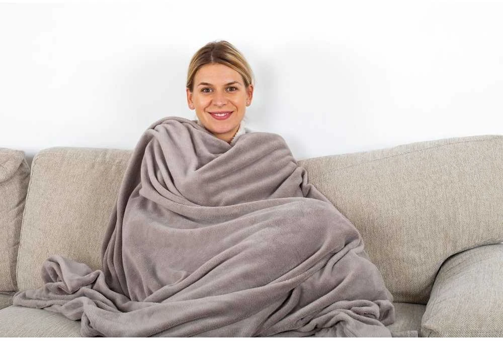 Homeline HBJP200XXL minkštas, šiltas ir erdvus elektrinis pledas